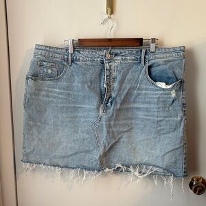 Old Navy Light Blue Denim Skirt